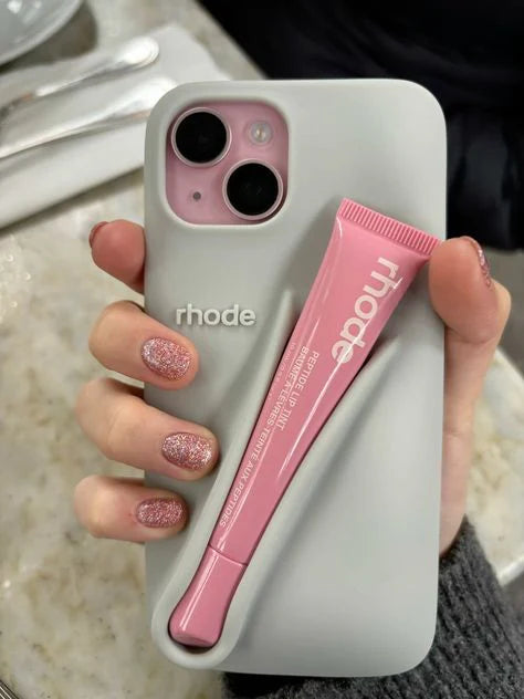 New Rhodes LipGloss 💄 Silicone Case With Box 🩶