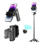 P15 mini 2-in-1 smartphone wireless grip mount and 16-inch retractable selfie stick