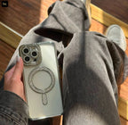 New Diamond Blingy Magsafe clear Case
