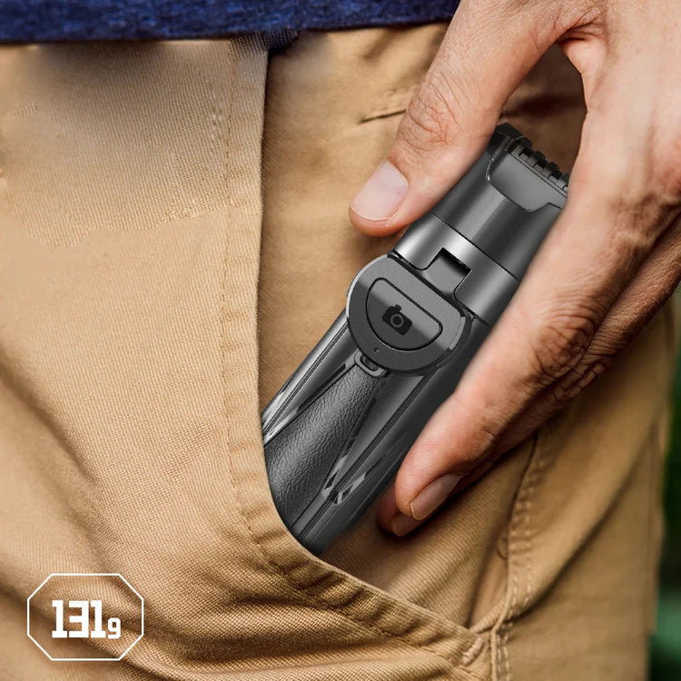 P15 mini 2-in-1 smartphone wireless grip mount and 16-inch retractable selfie stick