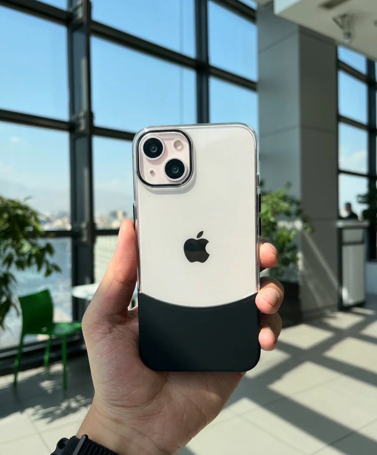 New Crystal Transparent Semi-Coloured Bottom Case