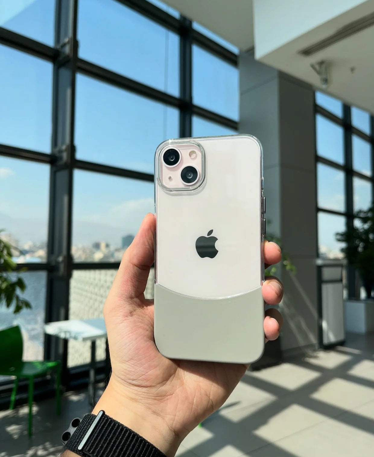 New Crystal Transparent Semi-Coloured Bottom Case