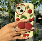 Cherry Pop Holder Cute Silicone Case