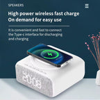 Stereo Mini Speaker With Digital Clock