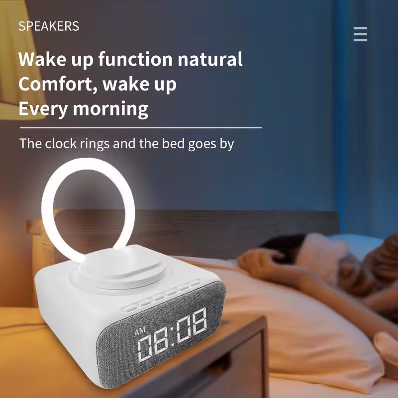 Stereo Mini Speaker With Digital Clock