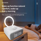 Stereo Mini Speaker With Digital Clock