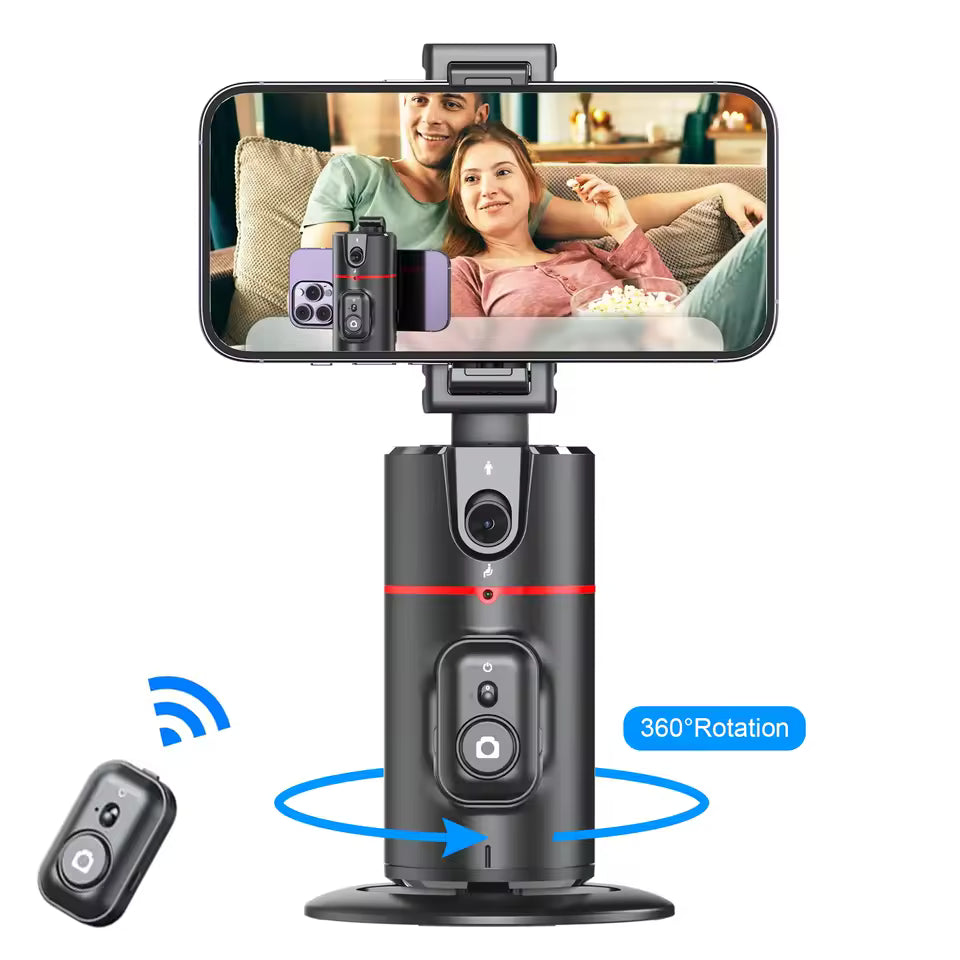 AI Auto Face Tracking Phone Tripod Holder