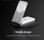 3-in-1 Magnetic Wireless Charging Station