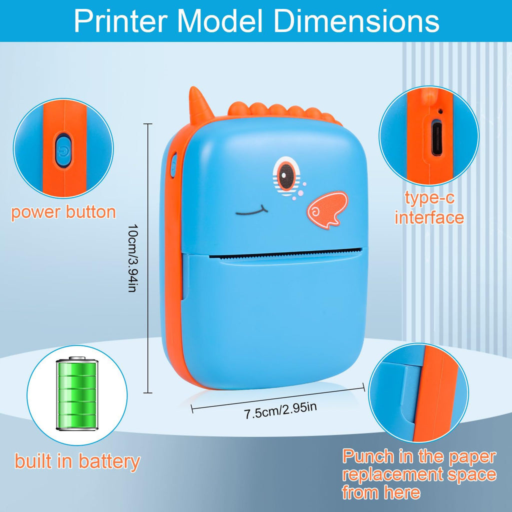 Mini Inkless Thermal Printer