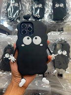 3D Black Eye Cartoon Case