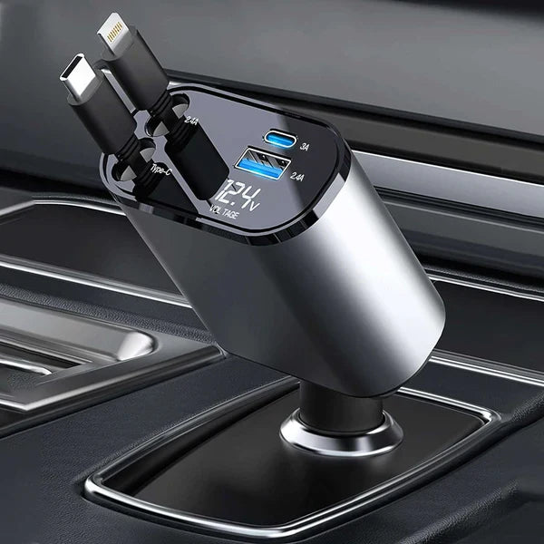 4-in-1 Car Charger Adapter 120W