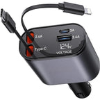 4-in-1 Car Charger Adapter 120W