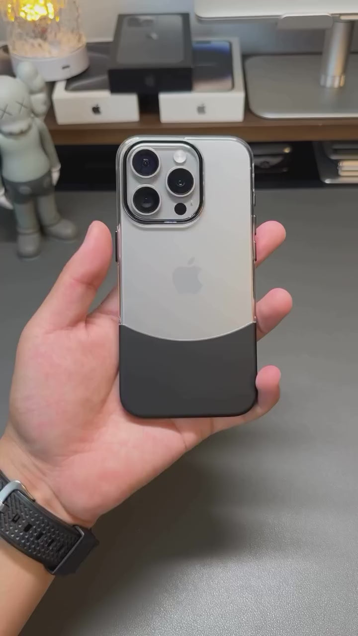 New Crystal Transparent Semi-Coloured Bottom Case