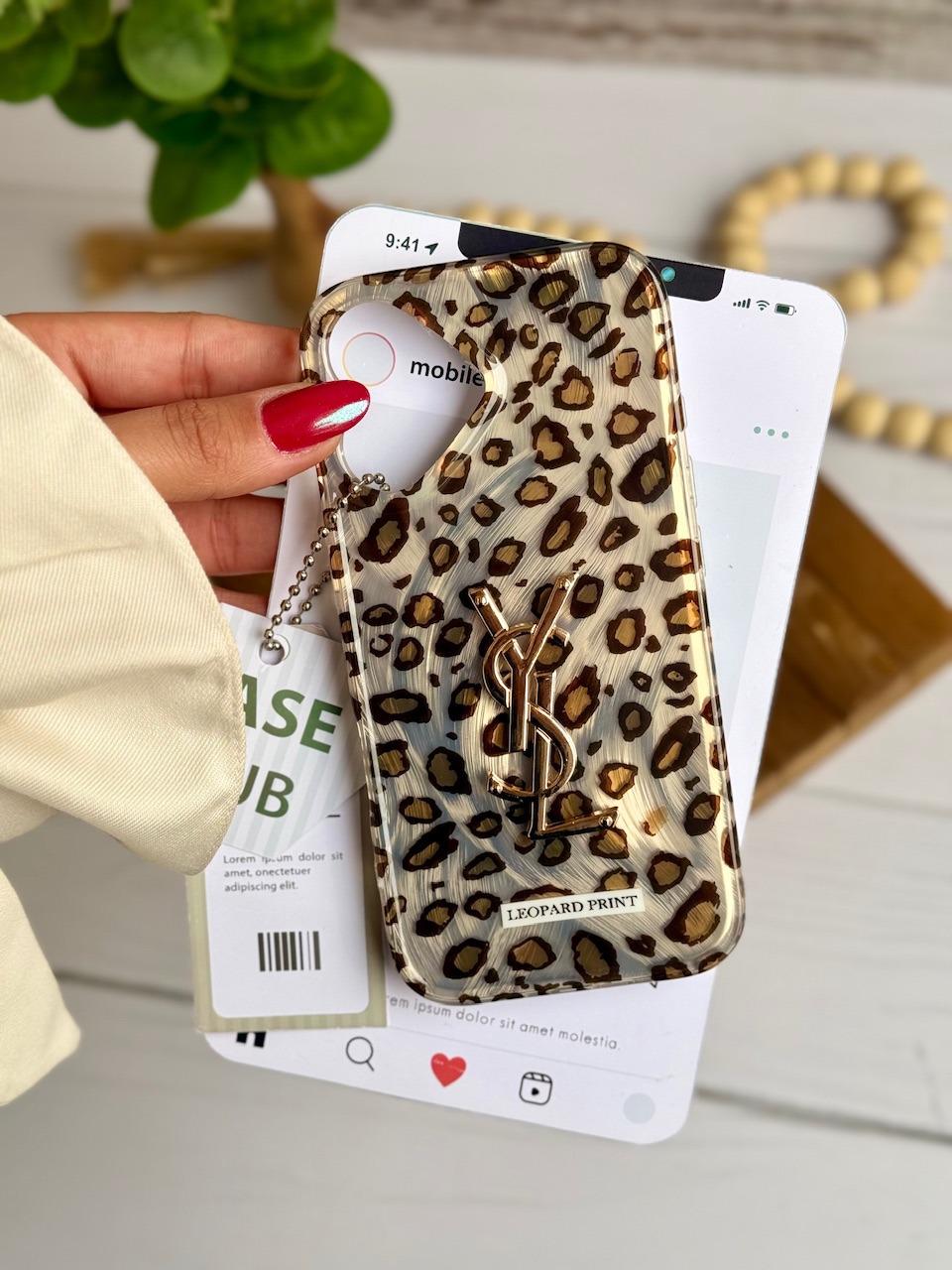 Leapord YSL Branded Case